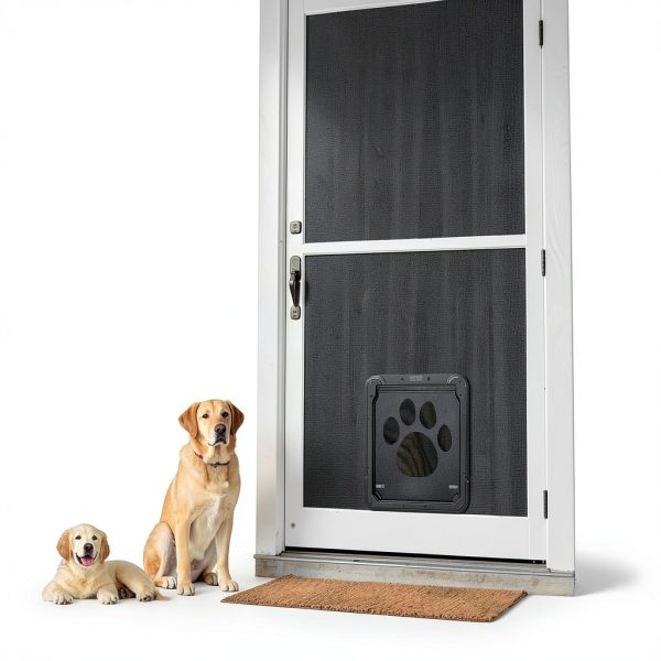 Ownpets Pet Screen Door Magnetic Self Closing Durable ABS-8