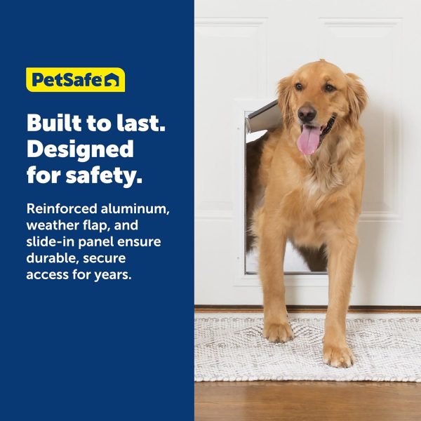 PetSafe Freedom Aluminum Pet Door Large Dog Outdoor Access-4