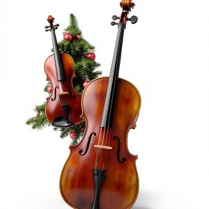 Violin and Cello Duets Intermediate Players Music Book-0