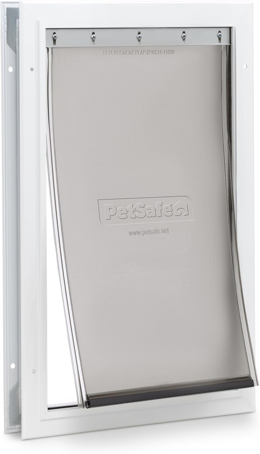 PetSafe Freedom Aluminum Pet Door installed in an exterior door