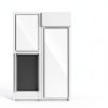 YGNNJY Dog Door Aluminum Insert Medium Pets-5