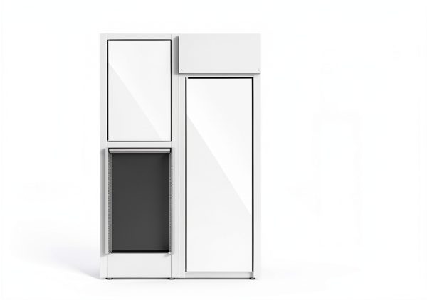 YGNNJY Dog Door Aluminum Insert Medium Pets-5