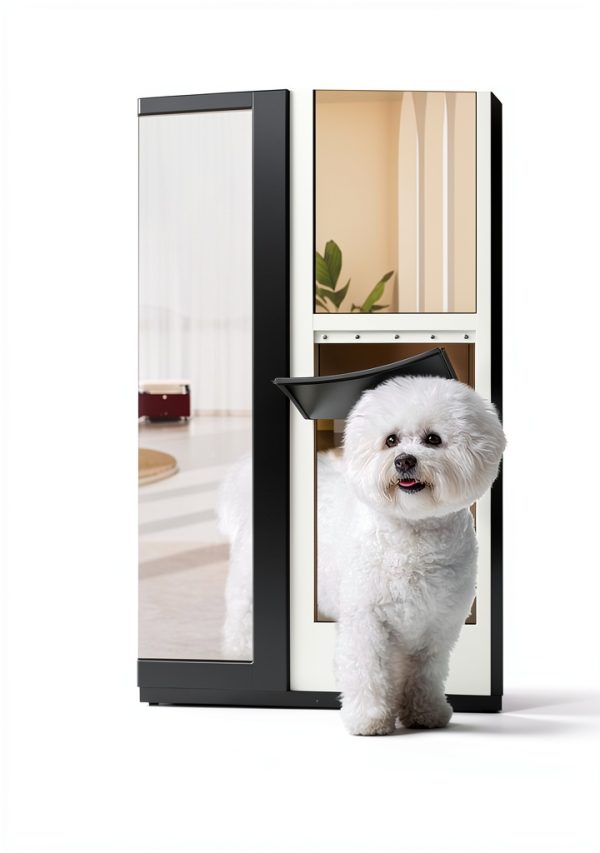 YGNNJY Dog Door Aluminum Insert Medium Pets-0