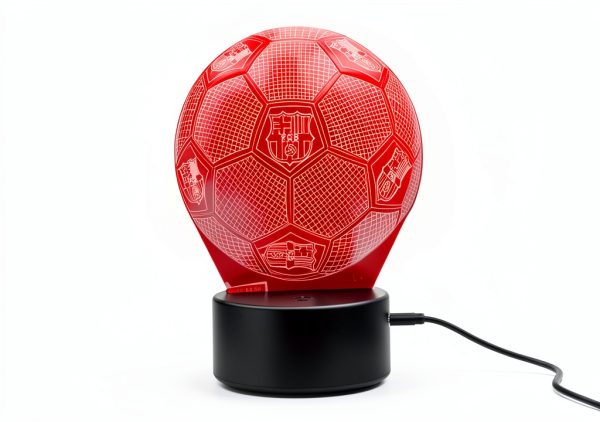 Barcelona LED Lamp Light Lamp Soccer Design Compact 4x4 Inch GFJFHFU-1
