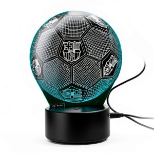 Barcelona LED Lamp Light Lamp Soccer Design Compact 4x4 Inch GFJFHFU-0