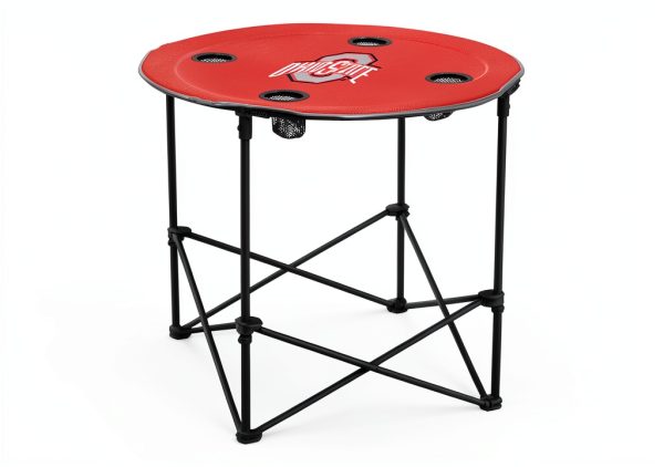 Logo Sports Fan Table Model 191-31 Foldable Powder Coated Steel-6