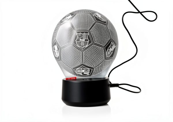 Barcelona LED Lamp Light Lamp Soccer Design Compact 4x4 Inch GFJFHFU-3