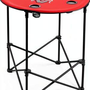 Logo Sports Fan Table Model 191-31 Foldable Powder Coated Steel-0