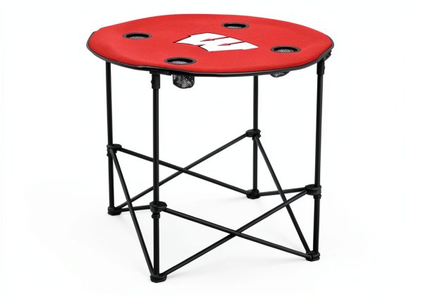 Logo Sports Fan Table Model 191-31 Foldable Powder Coated Steel-2