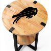 Imperial Side Table 18x18x22 Buffalo Bills End Table with Charger-2