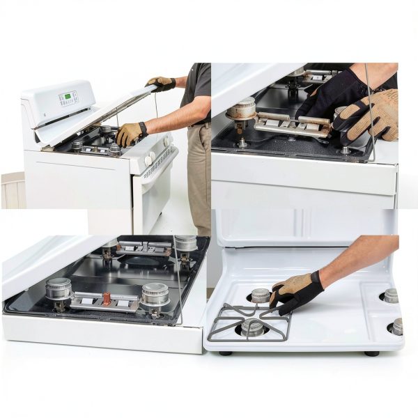 BlueStars WB16K10026 Double Burner Assembly 2-Pack for G.E Kenmore-6