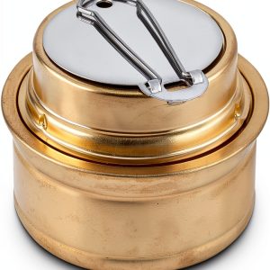 Solo Stove Alcohol Burner – Compact Brass Cooktop with Flame Regulator-0