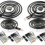MP22YA Electric Range Burner Set by AMI PARTS – 2x8" & 2x6" Burners-0