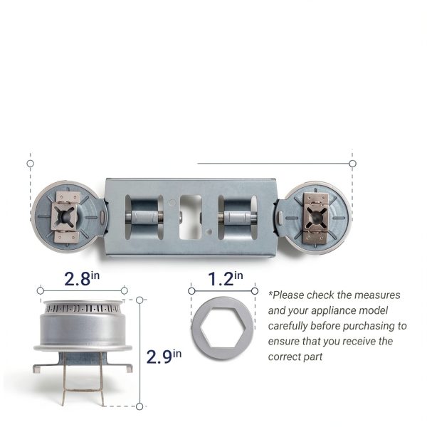 BlueStars WB16K10026 Double Burner Assembly 2-Pack for G.E Kenmore-1