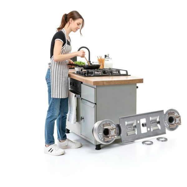 BlueStars WB16K10026 Double Burner Assembly 2-Pack for G.E Kenmore-5
