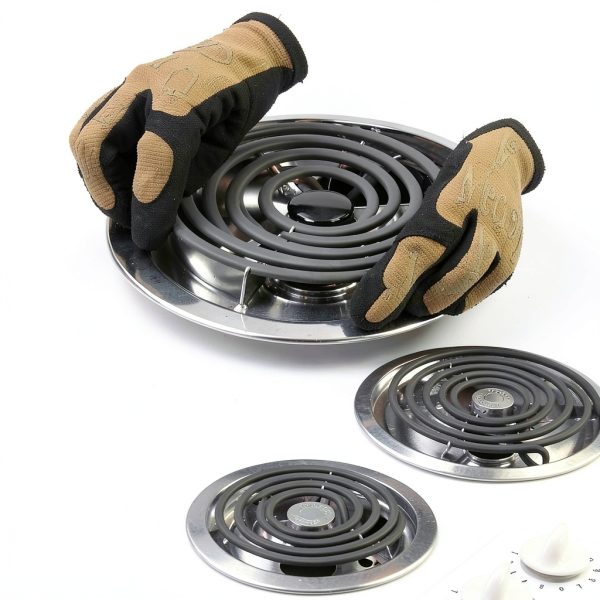 WB30M2 Range 8" Large Surface Burner Element Coil Replacement Fit for G.E 6 Turns Electric Stove Range Burner by AMI PARTS-5