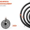MP22YA Electric Range Burner Element Unit Set(2 pcs MP15YA 6" & 2 pcs MP21YA 8") with 4 Pack 330031 Surface Element Receptacle Kit by Beaquicy - Replacement for Whirlpool Ken-more Ranges/Stoves-2