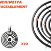 MP22YA Electric Range Burner Element Unit Set(2 pcs MP15YA 6" & 2 pcs MP21YA 8") with 4 Pack 330031 Surface Element Receptacle Kit by Beaquicy - Replacement for Whirlpool Ken-more Ranges/Stoves-3