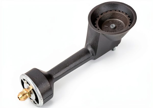 onlyfire High Pressure Propane Cast-Iron Replacement Round Burner with Orifice Brass Fitting-0