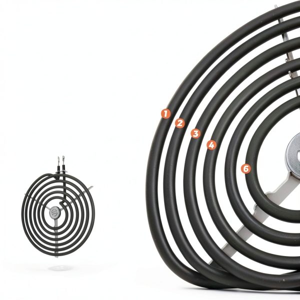 ERS30M1 ERS30M2 Burner 4 Pack 6" and 8" for GE Hotpoint Kenmore-1