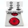 Upgraded WB30M1 WB30M2 Electric Stove Burners Replacement for GE Hotpoint Stove Element,Electric Range Burner Stove Coil for GE Stove Burner Replacement Parts,for GE Stove Top Element Burner (4 Pack)-6