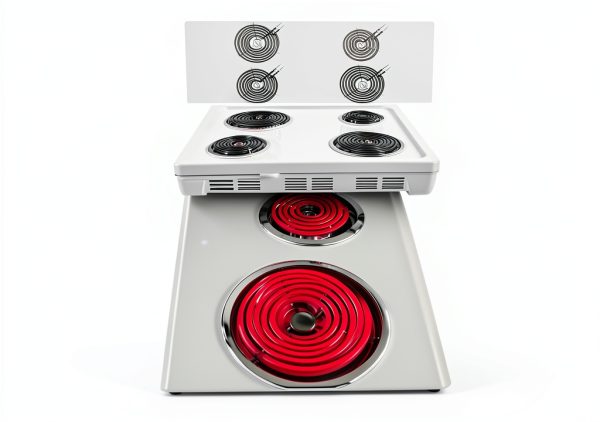 Upgraded WB30M1 WB30M2 Electric Stove Burners Replacement for GE Hotpoint Stove Element,Electric Range Burner Stove Coil for GE Stove Burner Replacement Parts,for GE Stove Top Element Burner (4 Pack)-6