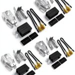 Upgraded 330031 Range Burner Receptacle kit by Romalon Replacement parts Fit for Whirl-pool May-tag Ken-more Range/Stove Replaces 814399,5303935058(4 Pack)-0
