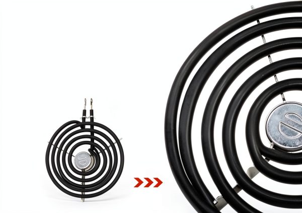Electric Stove Burner ERS30M1 WB30M1 6" Silver Medallion by Beaquicy-2