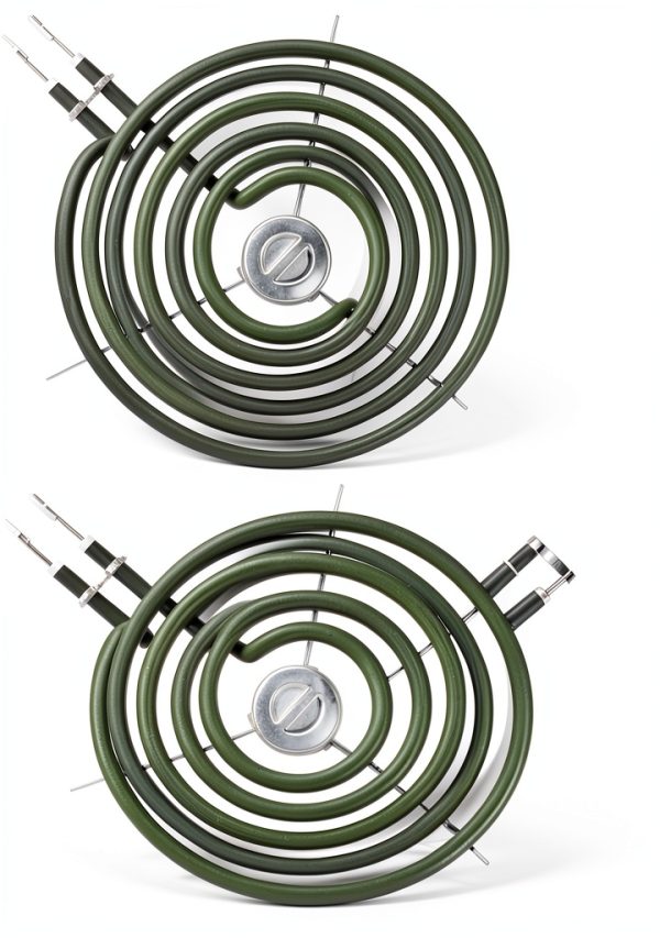 Upgraded WB30M1 WB30M2 Electric Stove Burners Replacement for GE Hotpoint Stove Element,Electric Range Burner Stove Coil for GE Stove Burner Replacement Parts,for GE Stove Top Element Burner (4 Pack)-0
