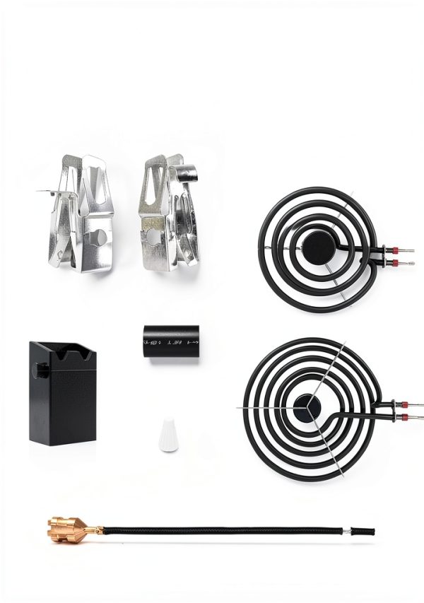 MP22YA Electric Range Burner Element Unit Set(2 pcs MP15YA 6" & 2 pcs MP21YA 8") with 4 Pack 330031 Surface Element Receptacle Kit by Beaquicy - Replacement for Whirlpool Ken-more Ranges/Stoves-4