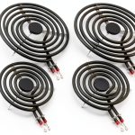 MP22YA Electric Range Burner Element Unit Set by Beaquicy - Replacement for Ken-more Whirlpool May-tag Hardwick Norge Ranges/Stoves - Package Include 2 pcs MP15YA 6" and 2 pcs MP21YA 8"-0