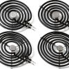 ERS30M1 ERS30M2 Burner 4 Pack 6" and 8" for GE Hotpoint Kenmore-0